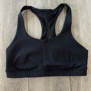 lululemon athletica Black Racerback Sports Bra
